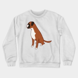 boxer dog drawing Crewneck Sweatshirt